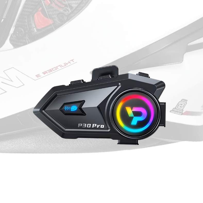 P30 PRO Intercomunicador Bluetooth Rádio FM Função Mixing