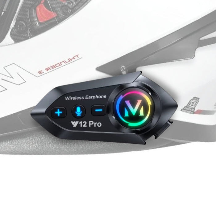 Y12 PRO Music Intercomunicador Bluetooth 5.4 Mixing